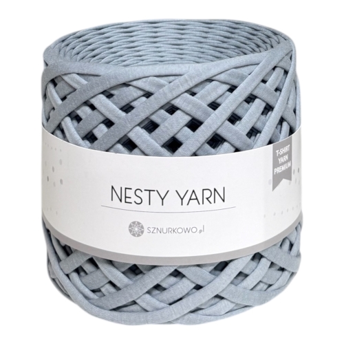 PRZĘDZA T SHIRT YARN PREMIUM - SZARY BŁĘKIT