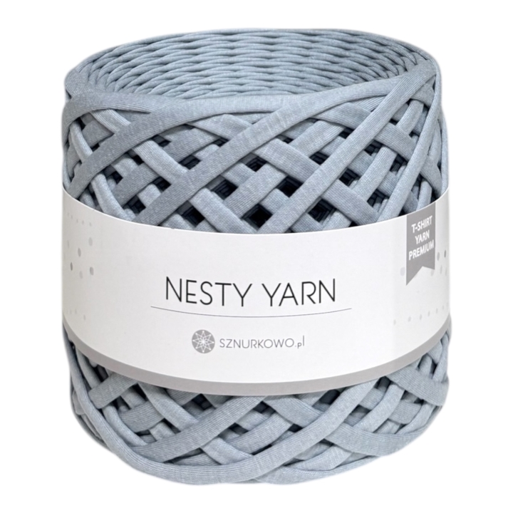 PRZĘDZA T SHIRT YARN PREMIUM - SZARY BŁĘKIT