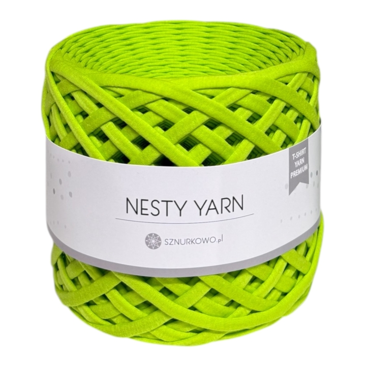 PRZĘDZA T SHIRT YARN PREMIUM - LIMONKA