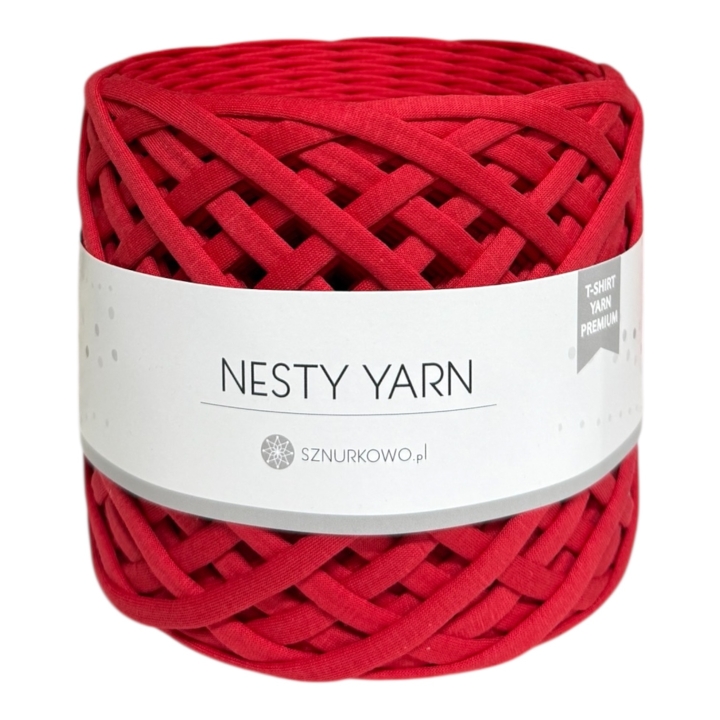 PRZĘDZA T SHIRT YARN PREMIUM - CZERWONY