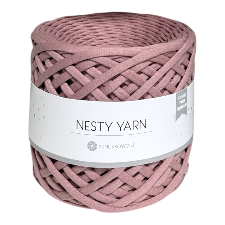 PRZĘDZA T SHIRT YARN PREMIUM - BRUDNY RÓŻ