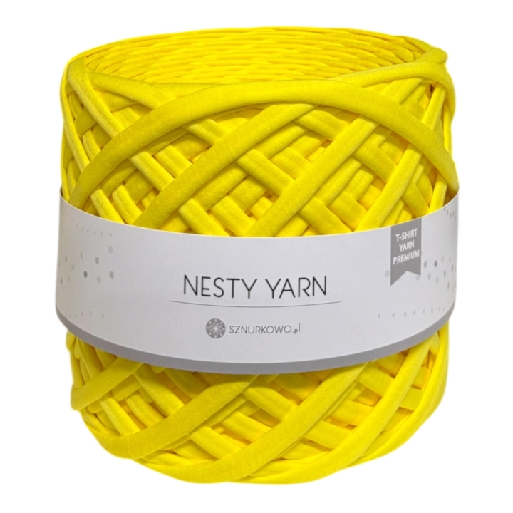 T shirt yarn premium XL CYTRYNOWY