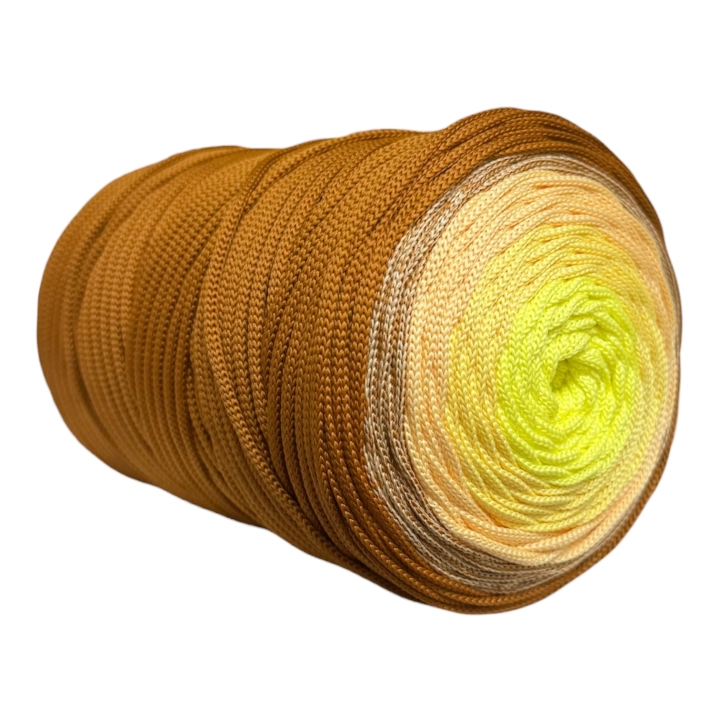 Sznurek poliestrowy płaski 5mm OMBRE