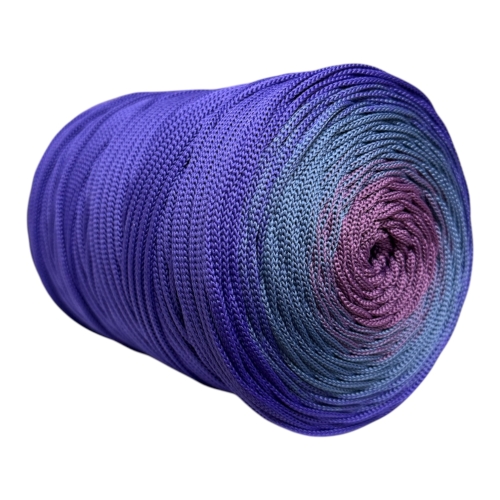 Sznurek poliestrowy płaski 5mm OMBRE