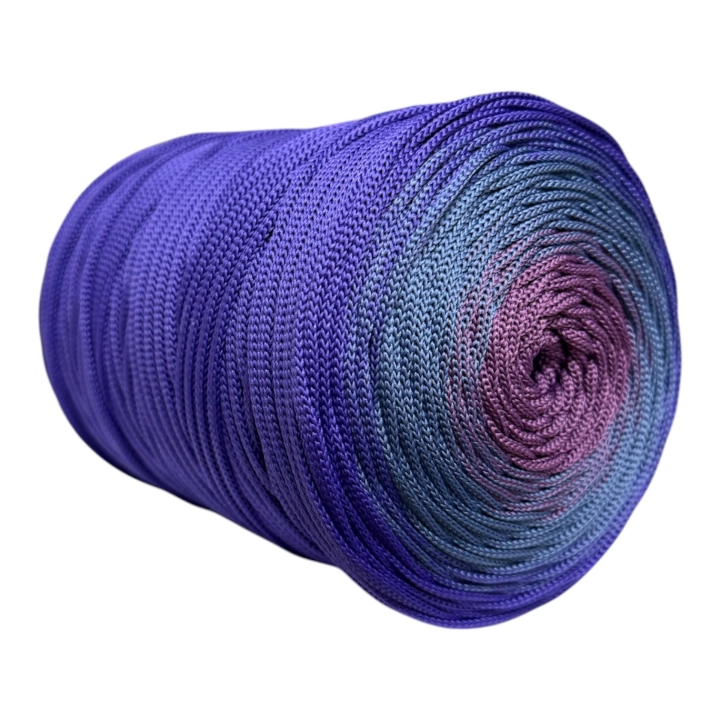 Sznurek poliestrowy płaski 5mm OMBRE