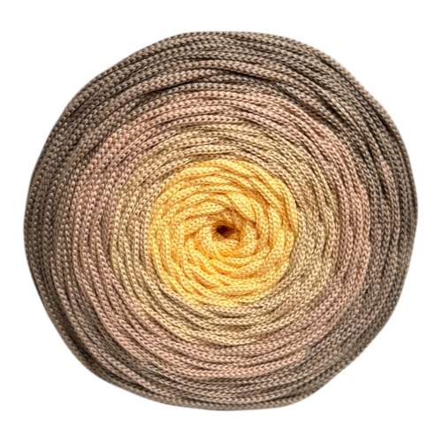 Sznurek poliestrowy płaski 5mm OMBRE 7