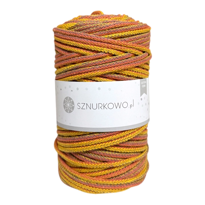 Sznurek bawełniany 5mm JESIENNY OGRÓD