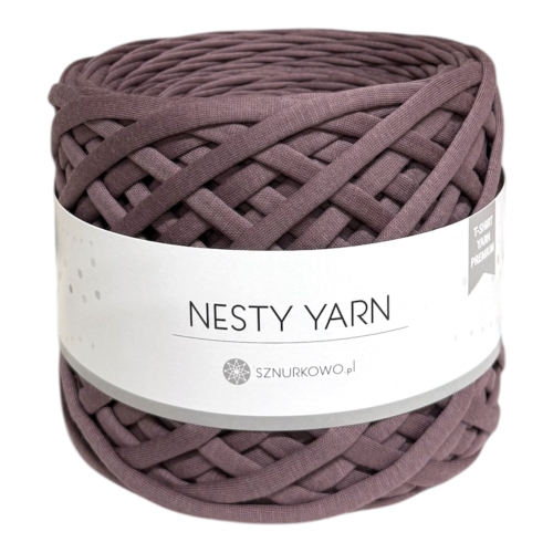 T-shirt yarn premium - ŚLIWKOWE KAKAO