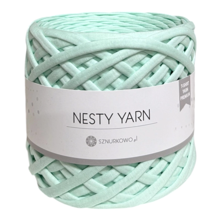 T-shirt yarn premium MIĘTOWA MGŁA