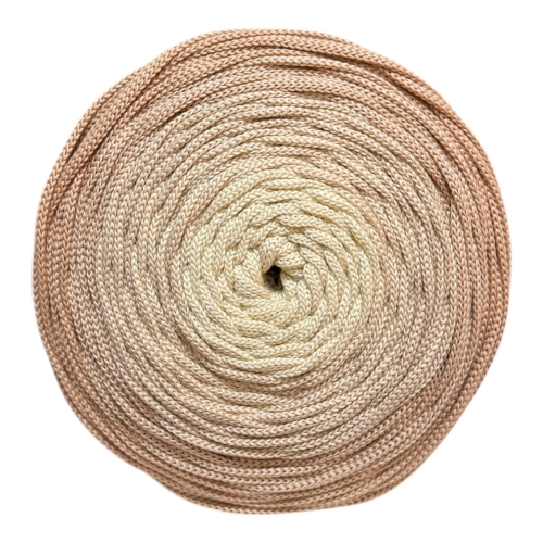 Sznurek poliestrowy płaski 5mm OMBRE