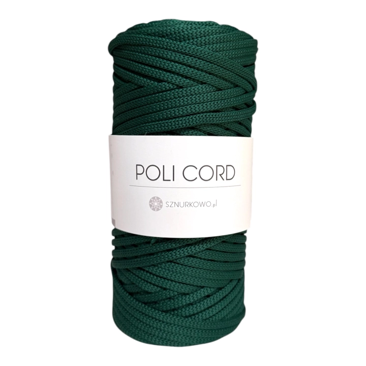 Sznurek poliestrowy płaski 5mm JODŁA