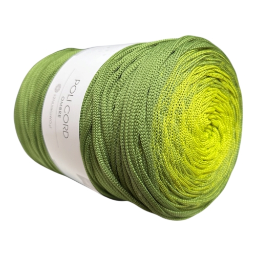 Sznurek poliestrowy płaski 5mm OMBRE DUO